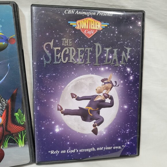 Biblical Animated Cartoon 3 DVD Set Animals Fun CBN Storyteller Cafe Kids - Picture 5 of 14